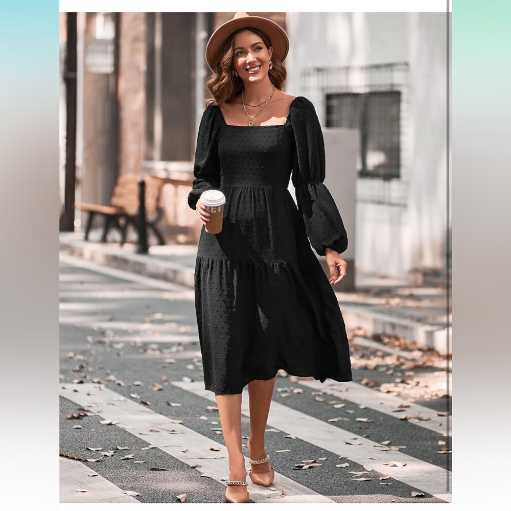 Elegant Black Women's Dress